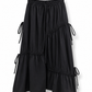 Drawstrings Skirt in black