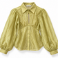 Lime green Cut-out shirt