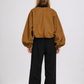Jane Cropped Bomber Jacket