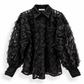 Twisted Petal Mesh Shirt