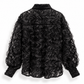 Twisted Petal Mesh Shirt