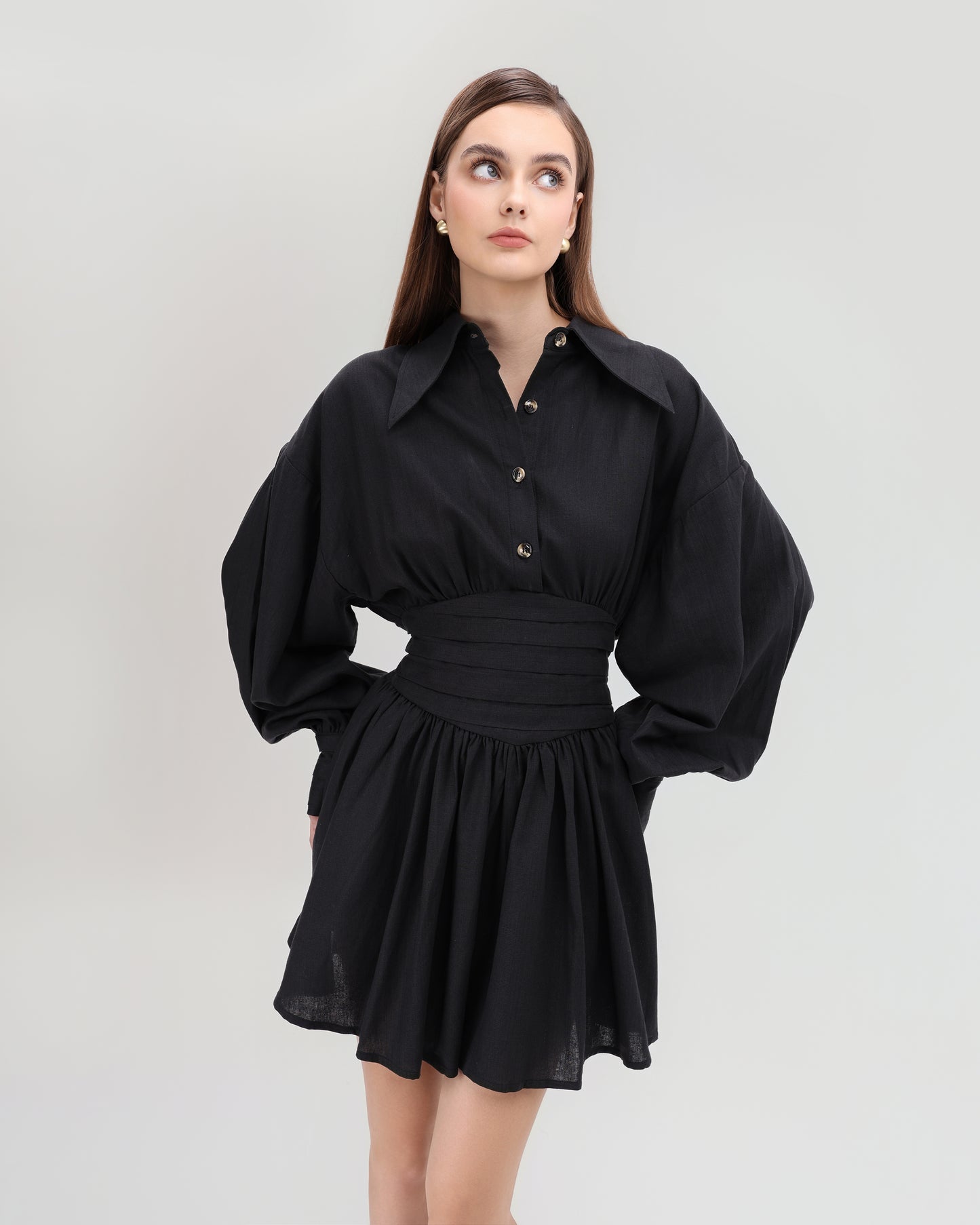 Aurora Linen Dress