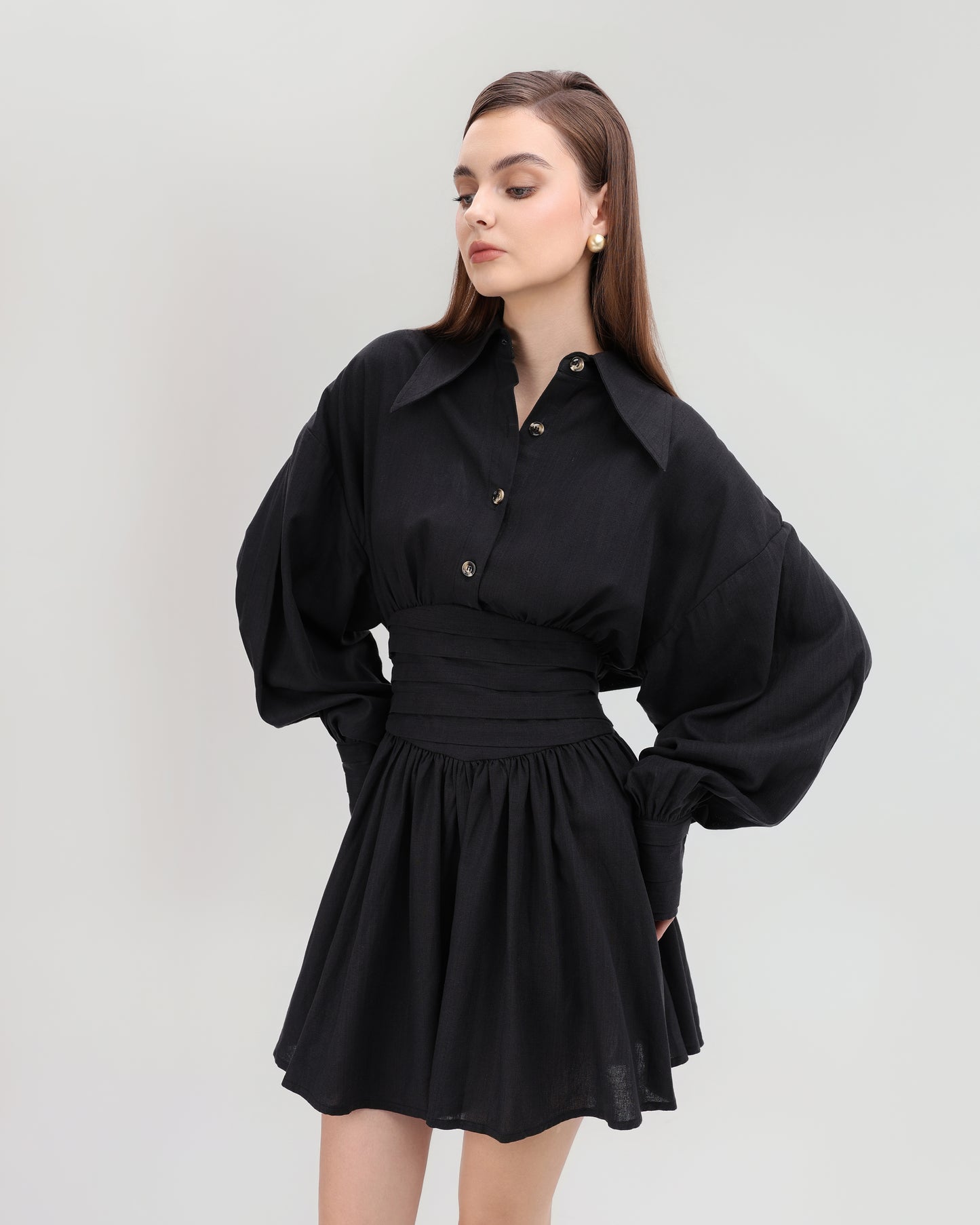 Aurora Linen Dress