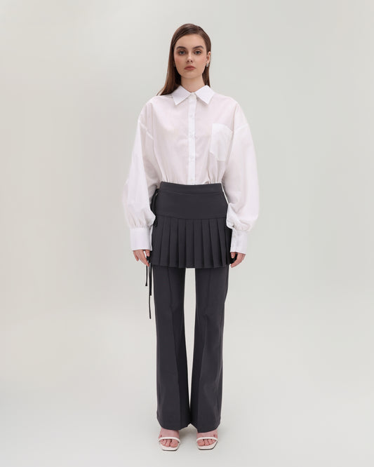 Charcoal Tailored Trousers