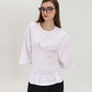 White Smocked Cotton Top