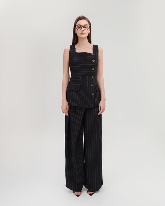Pinstripe vest Top