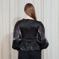 Smocked Organza Blouse
