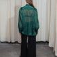 Green Organza Shirt