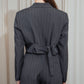 Pinstripe Grey Blazer