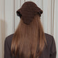 Brown Hand-Crochet Headband
