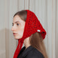 Red Hand Crochet Headband