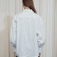 Long collar linen shirt