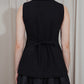 Black Vest Top