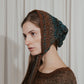 Hand Crochet Headband in two tones colors