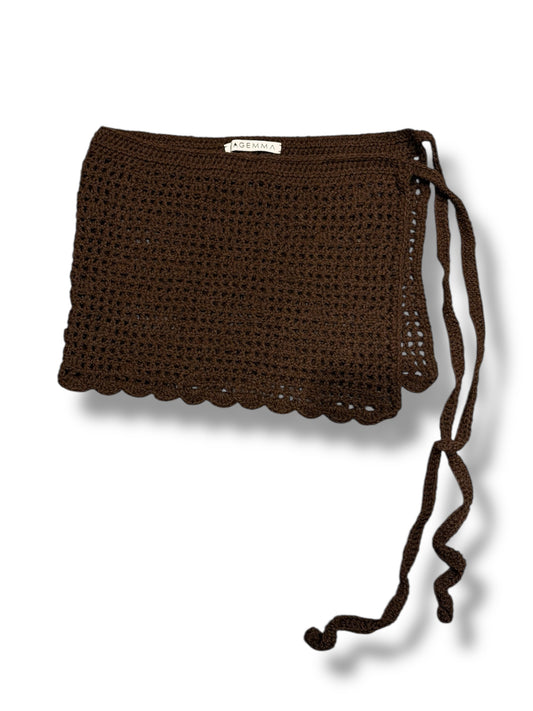 Hand-Crochet Wrap Skirt