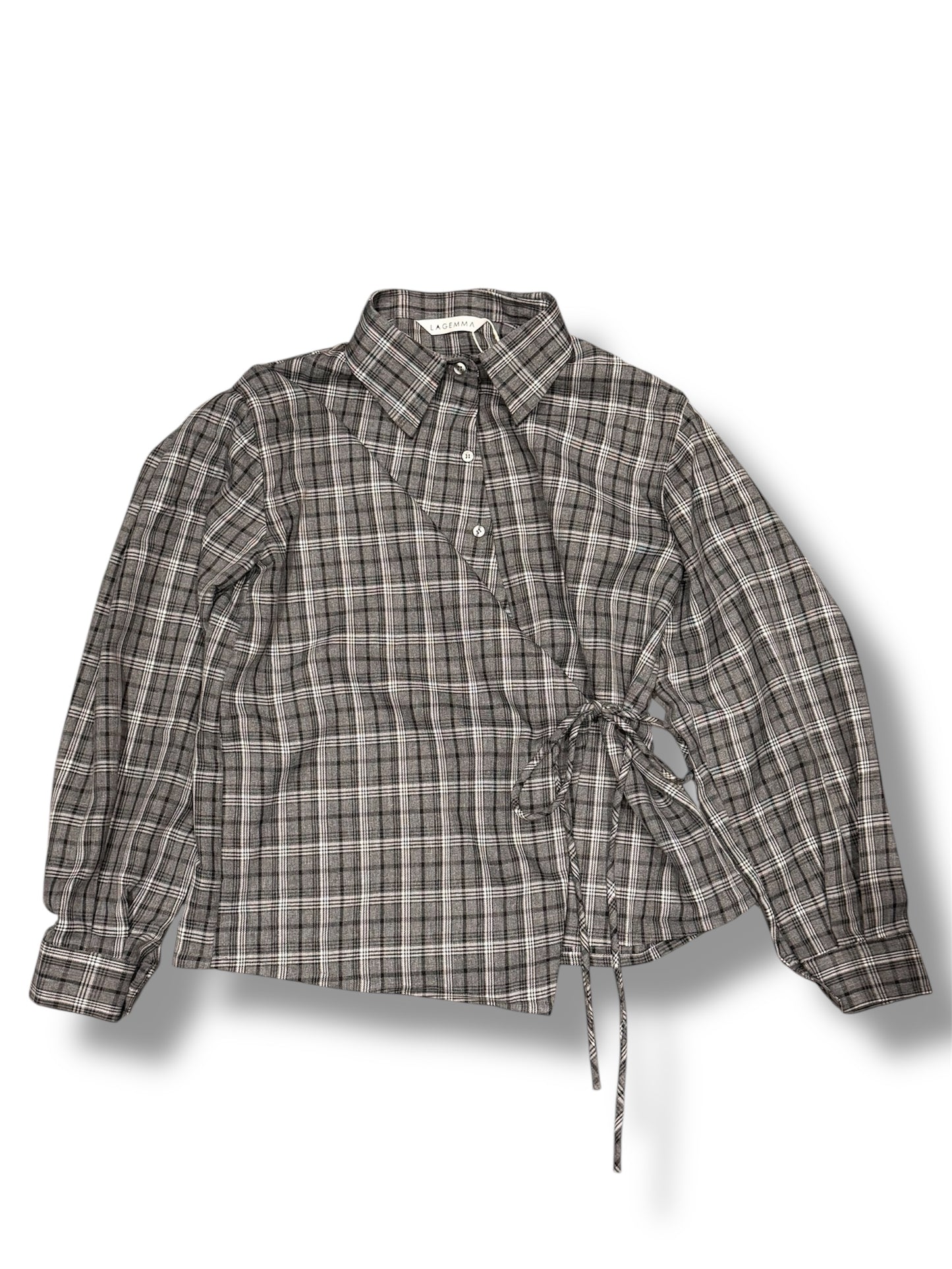 Checked wrap Shirt