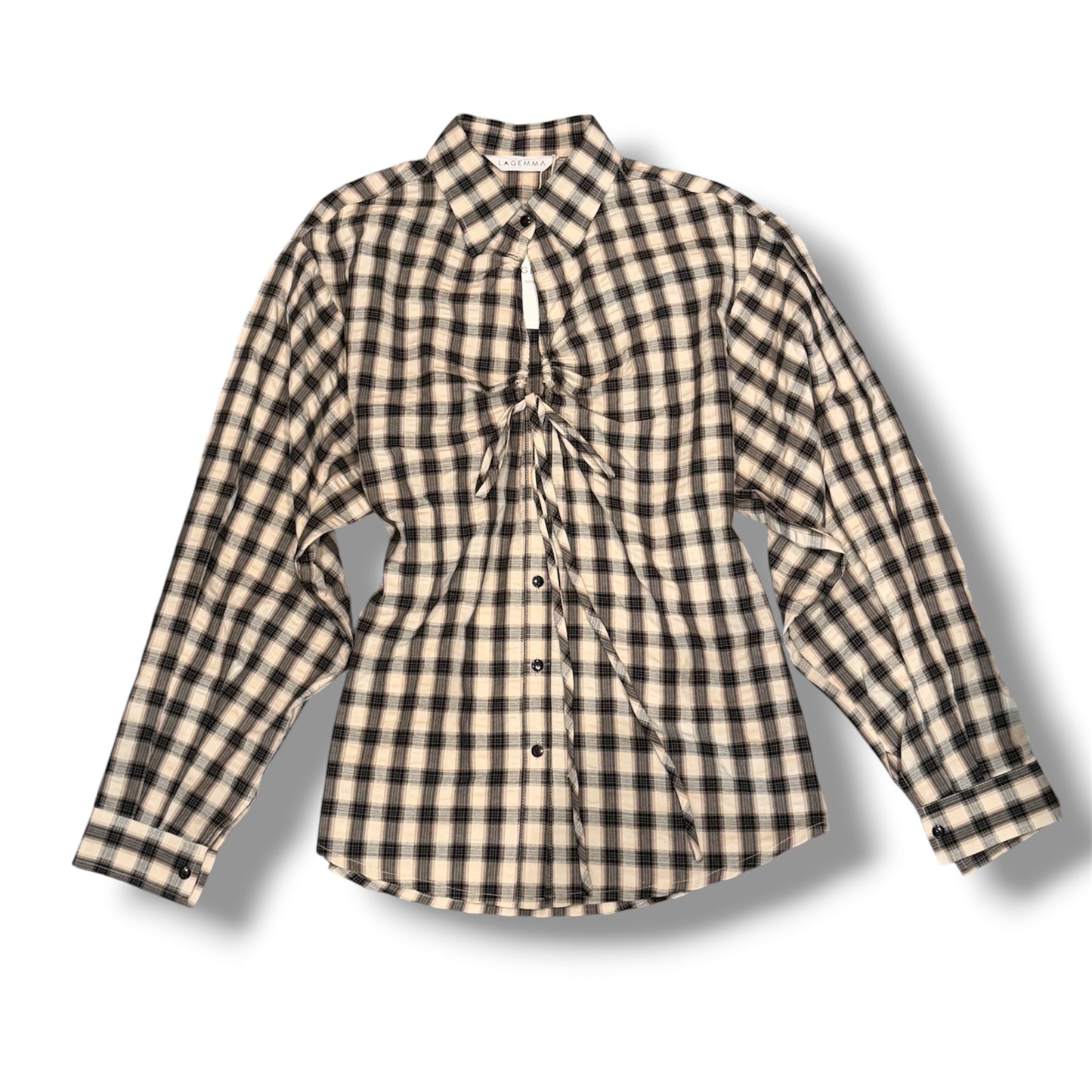 Éloise Blouse in tartan