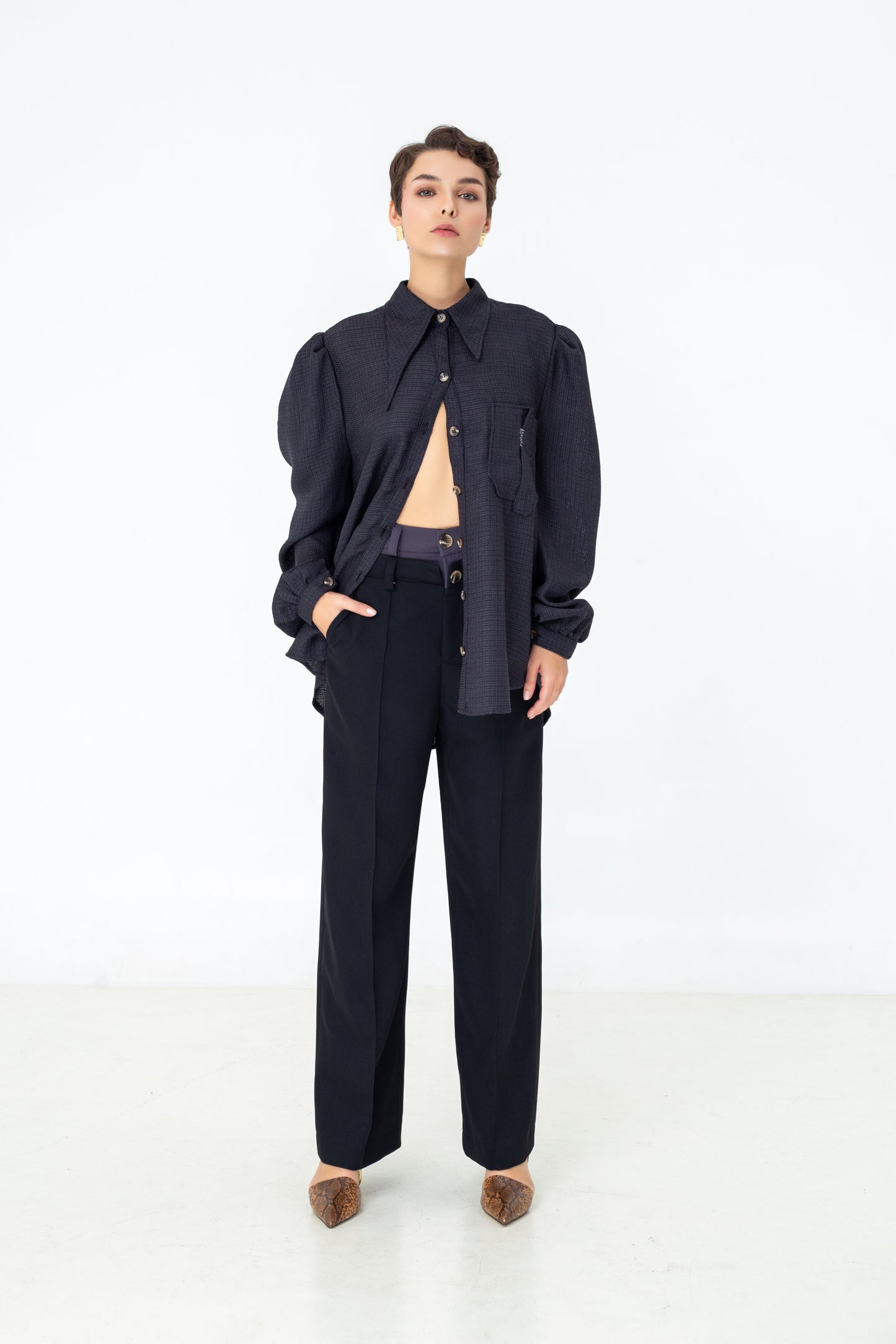 LAGEMMA Double waisted trousers
